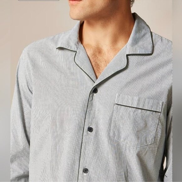 J.Crew Pajama set in cotton herringbone - Picture 2 of 8